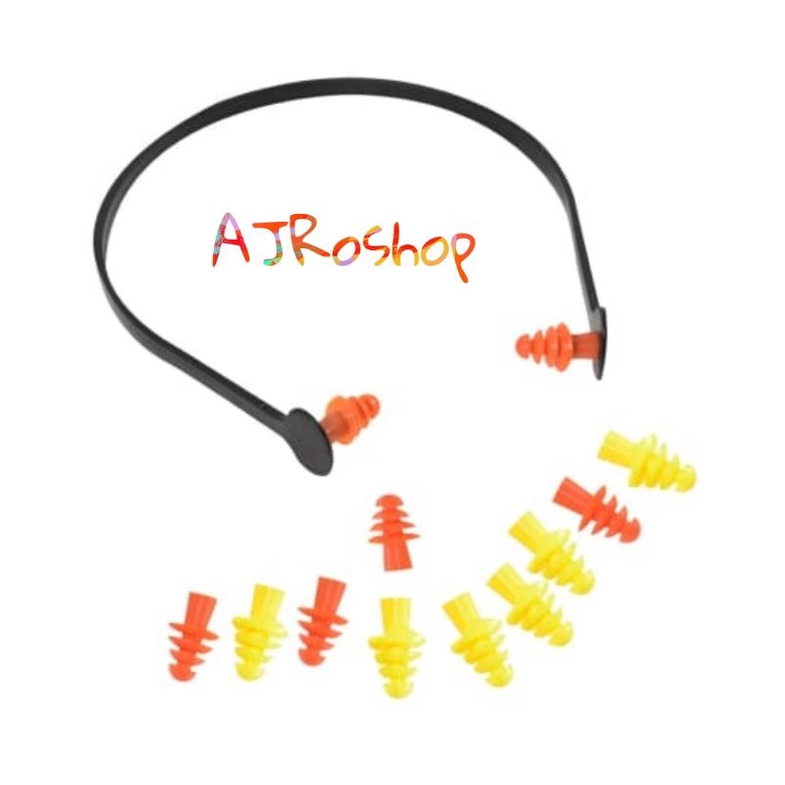 Earplug Krisbow Dengan Extra Karet 10 Pcs