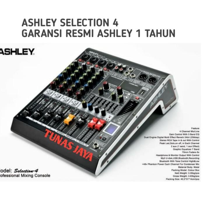 Mixer | Mixer Audio Ashley Selection4 / Mixer Ashley Selection 4 Original Berkualitas Terbaik