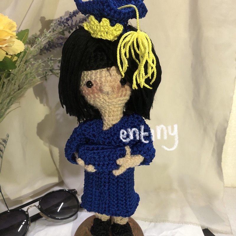 Boneka Wisuda Rajut | Crochet Doll | Amigurumi |