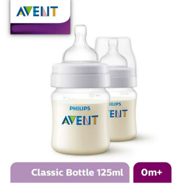 Botol Susu Philips Avent Classic+ Bottle 125 ml Bening 1pc