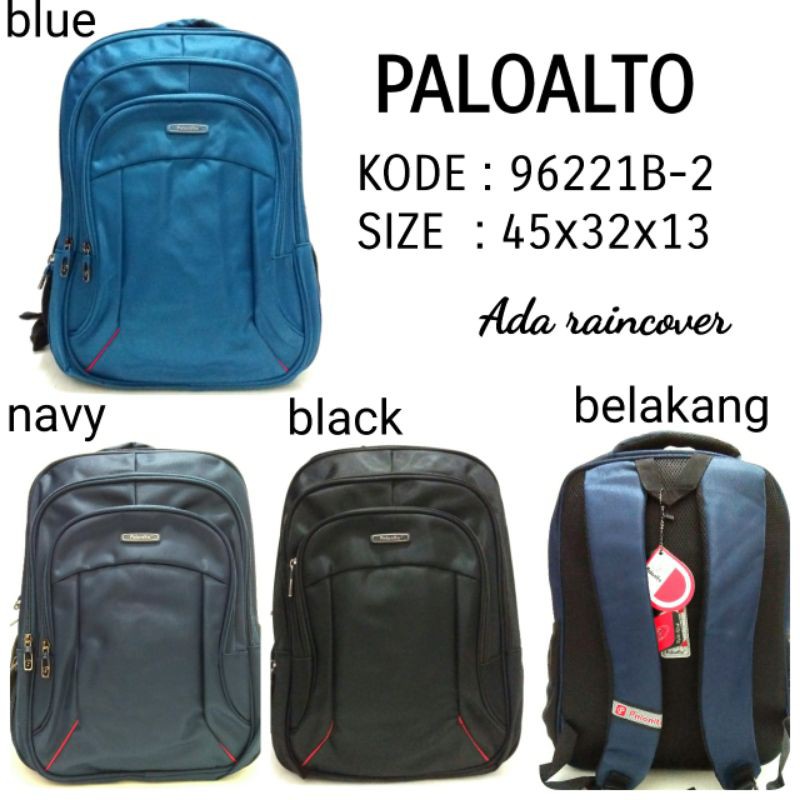 TAS RANSEL BACKPACK PRIA PALOALTO 96221B-2 TERBARU