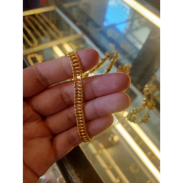 gelang lipan emas asli kadar 24k/999