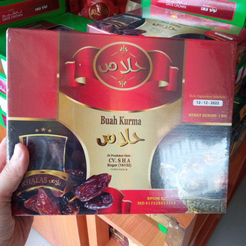 

kurma khalas GOLDEN DATES 1kg kurma pilihan berkualitas banyak manfaat