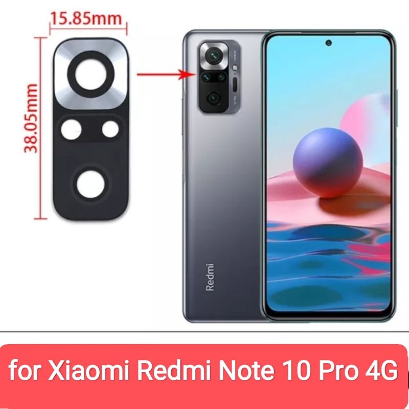 Lensa Kaca Kamera Xiaomi Redmi Note 10 Pro 4G