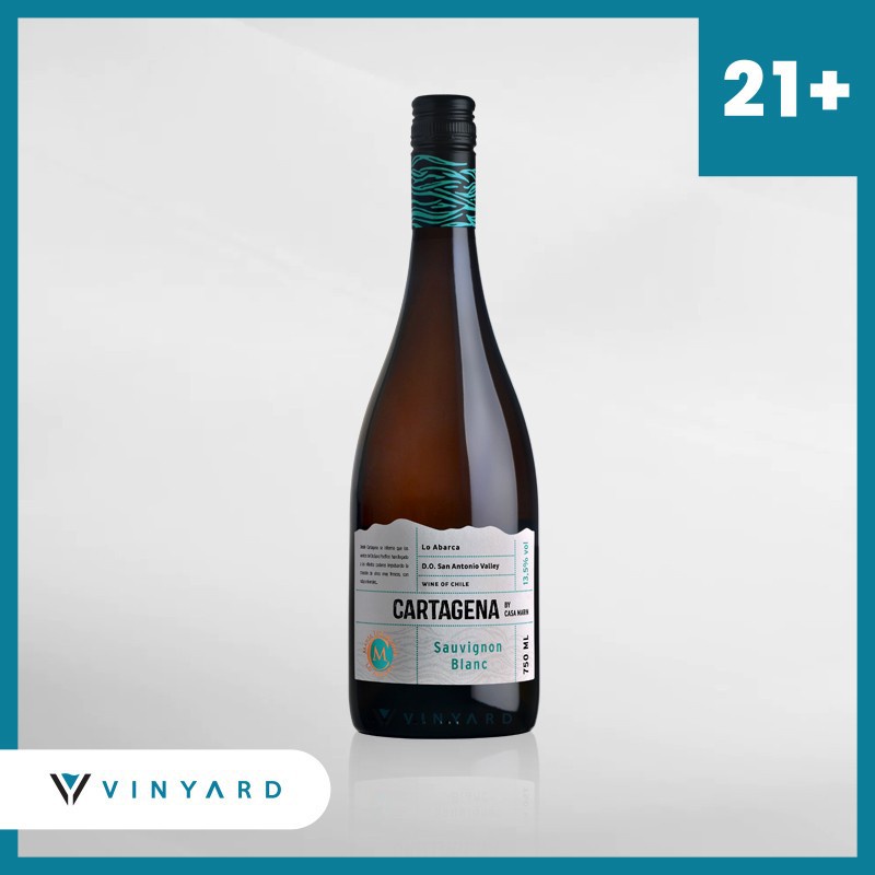 Casa Marin Cartagena Sauvignon Blanc 750 ml (Original &amp; Resmi by Vinyard)