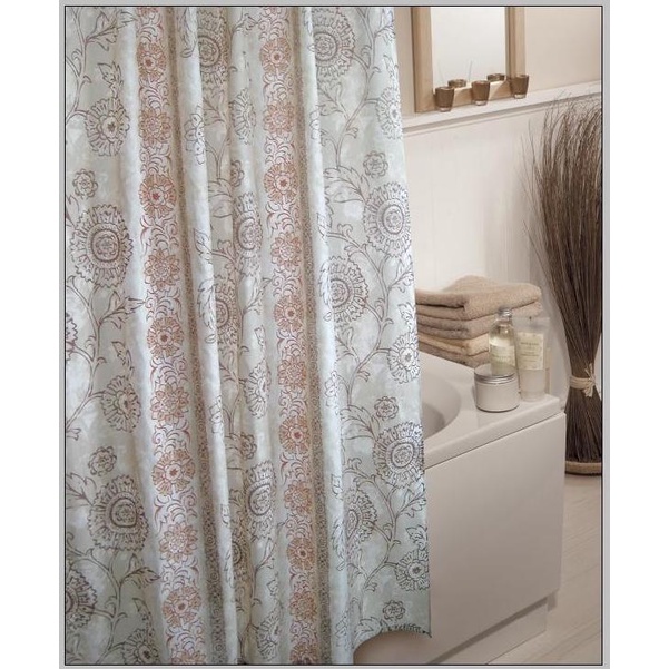 Polyester Tirai Kamar Mandi New Africa Flower Shower Curtain