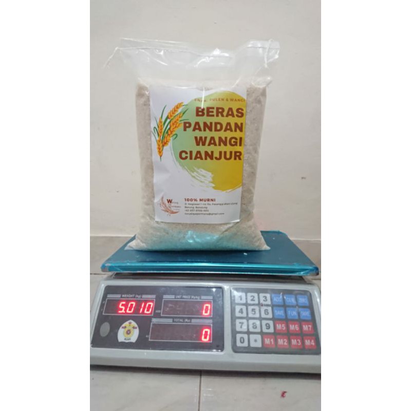 

Beras Pandan Wangi kemasan 5kg