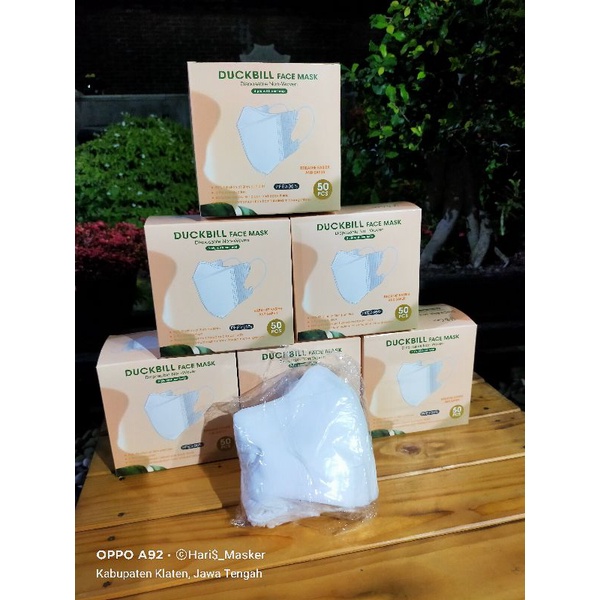 Masker Duckbill Y & B care 3 Ply / masker Duckbill / masker murah