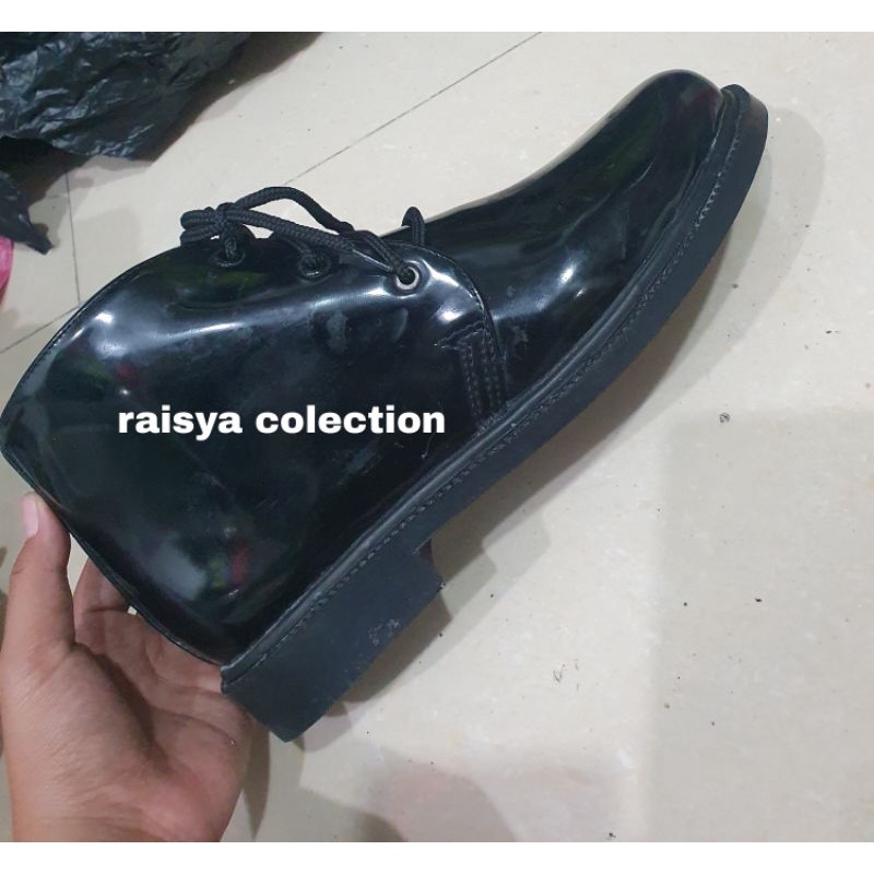 sepatu pdh tali hidup / sepatu satpam / sepatu linmas