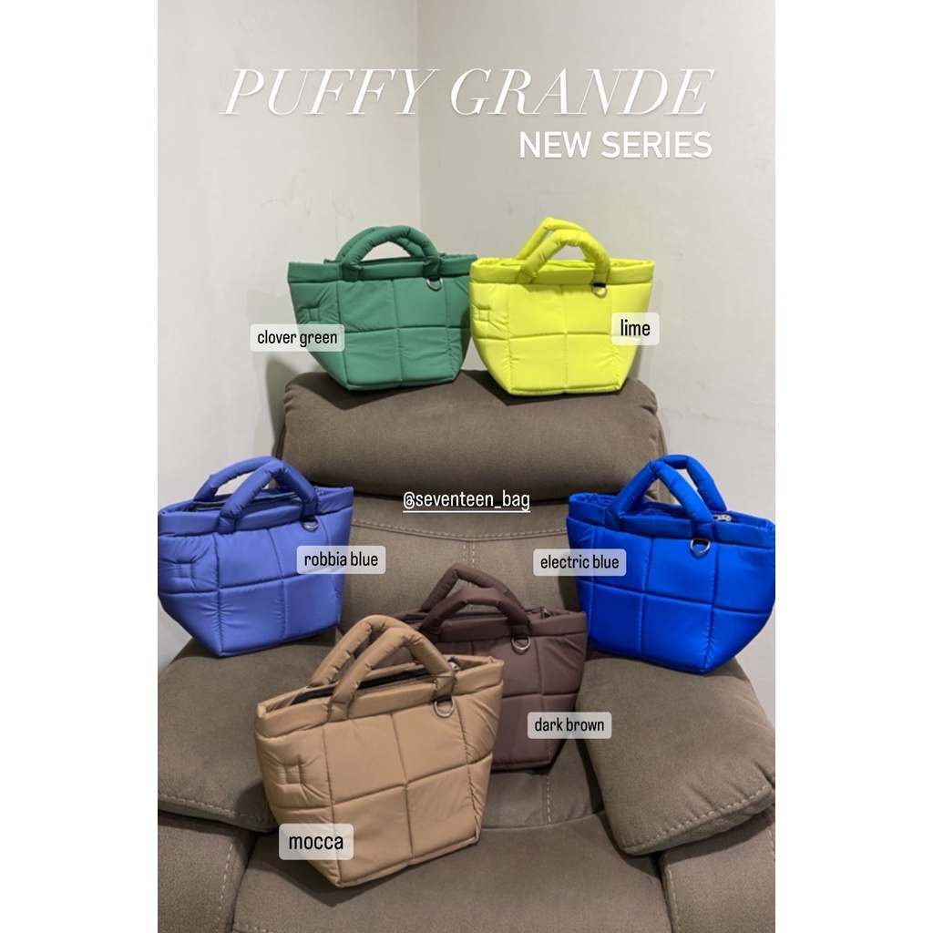 PUFFY GRANDE WARNA BARU l TAS SELEMPANG WANITA  - SEVENTEENBAGS SVN17305