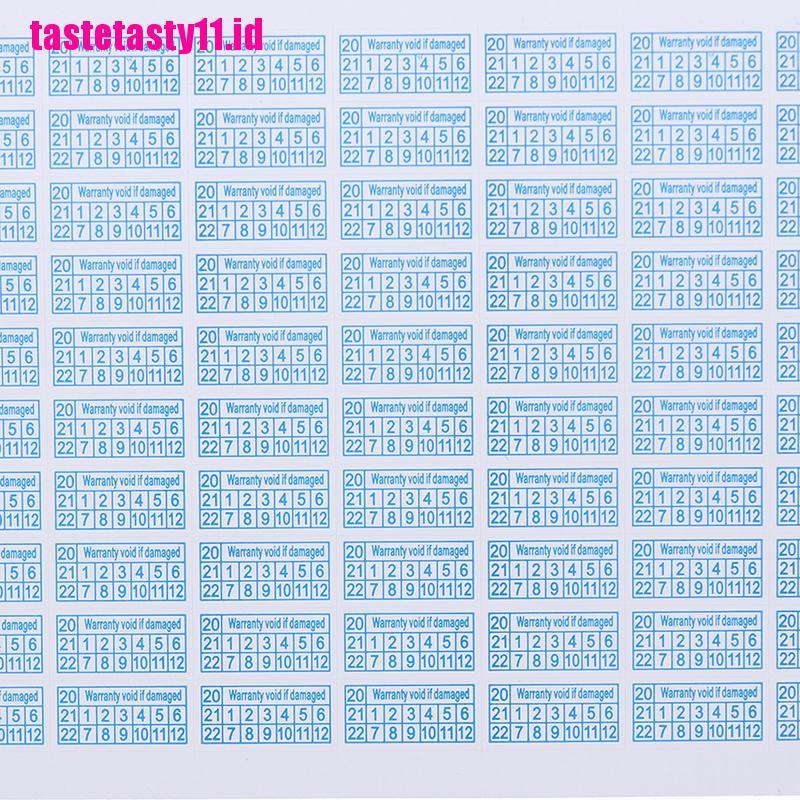 200pcs Stiker Label Pelindung Garansi Rusak Untuk Segel Keamanan