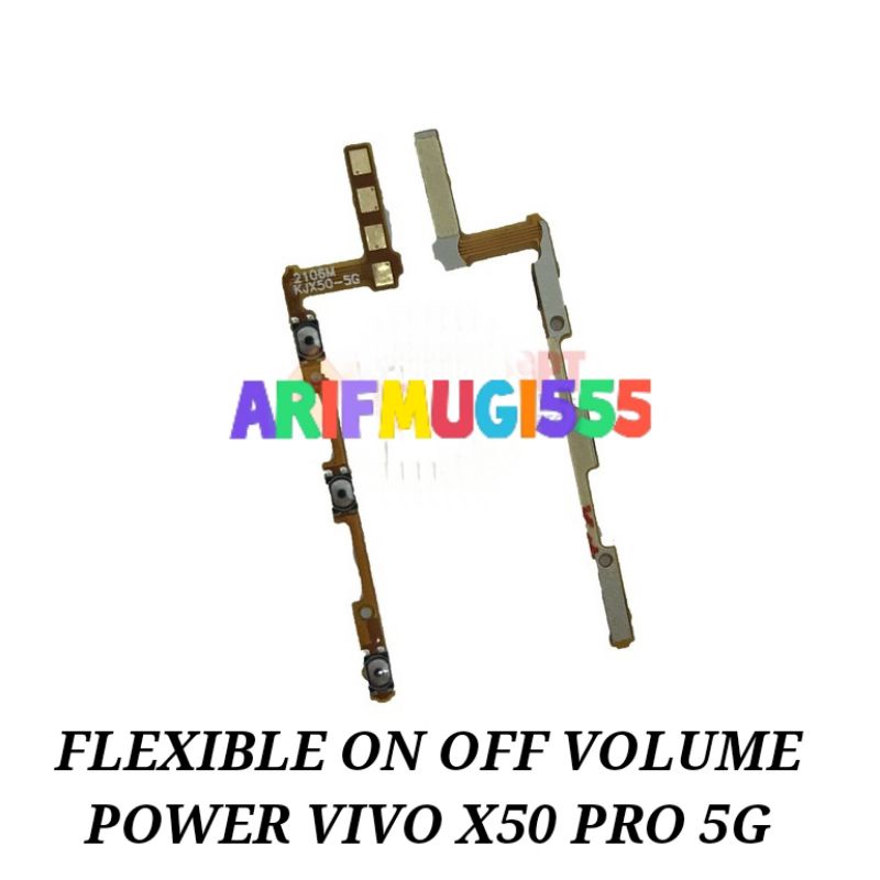 Flexible Flexible Tombol on off Volume Power Vivo X50 Pro 5G Original