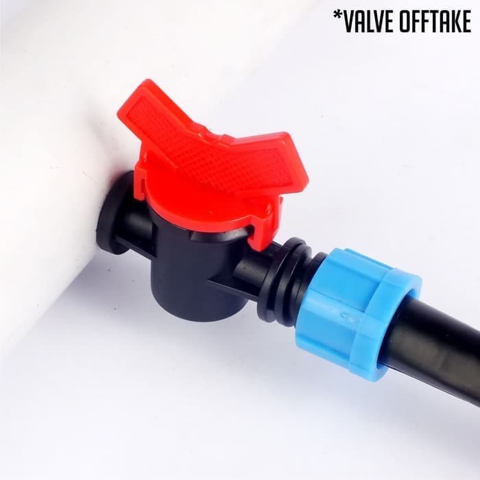 Valve Offtake Karet Selang Drip Selang Irigasi Hidroponik - 16Mm