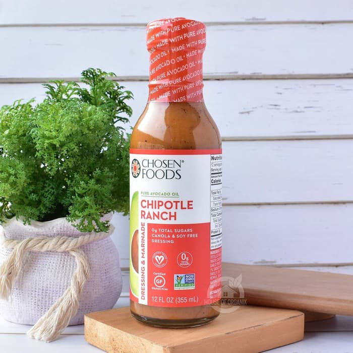 

Bagus Chosen Foods Chipotle Ranch Dressing and Marinade 355 ML Berkualitas