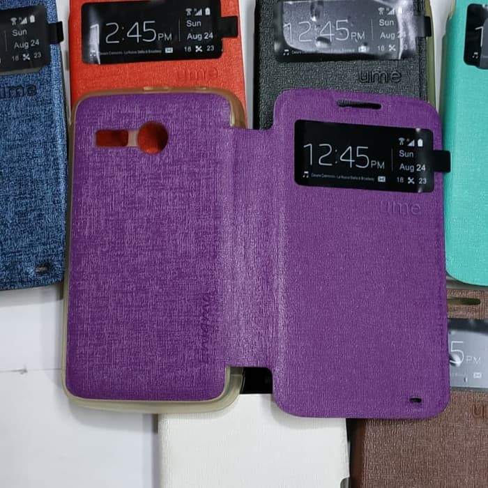 LENOVO A316 sarung flip cover ume / sarung model buku MANTUL