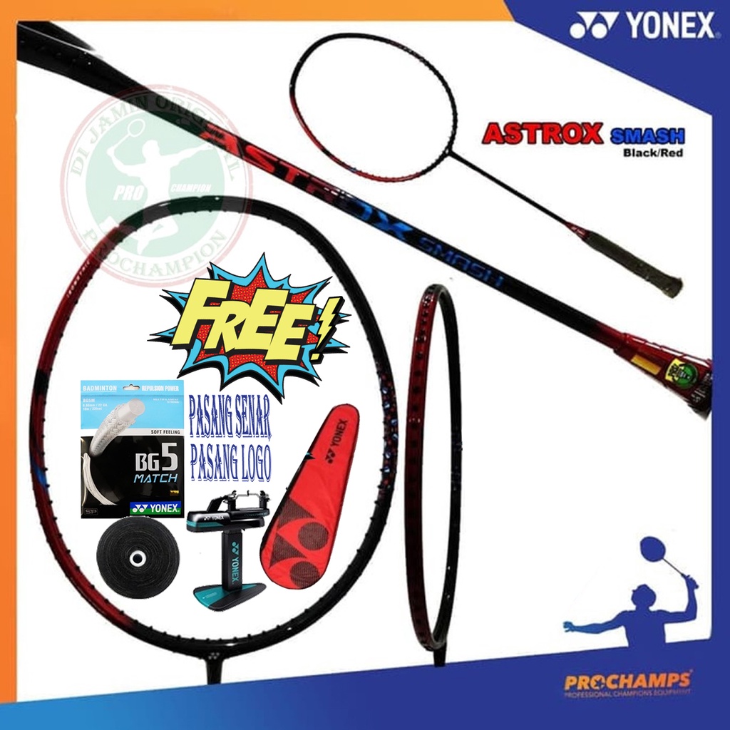 Yonex Astrox Smash Raket Badminton Original