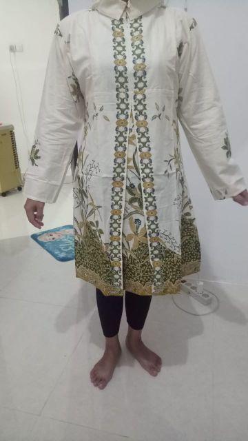Grosir Batik Tunic Gempi Anggrek Asli Pekalongan
