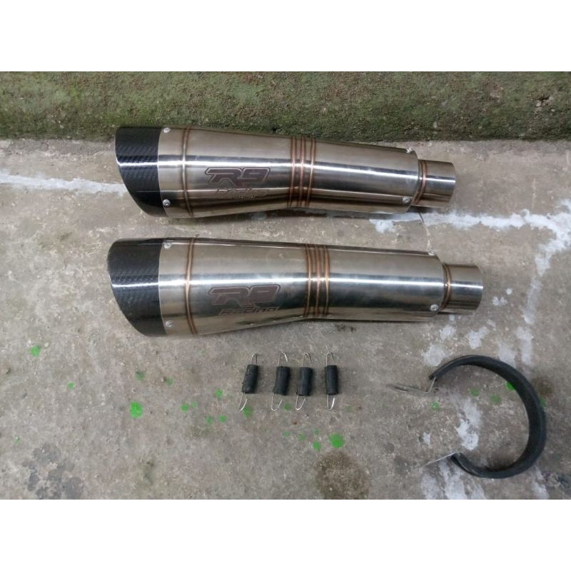 knalpot gembung slengser stenlis stenlis r9 H2 sarang tawon