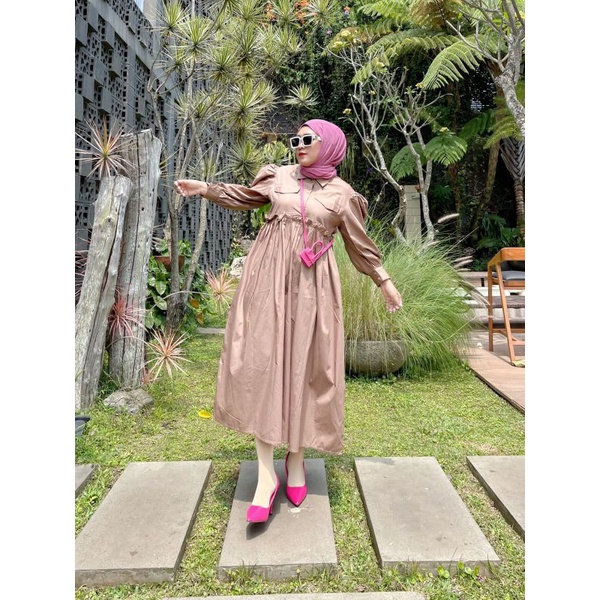 Mini dress katun poplin by Chaloem Original