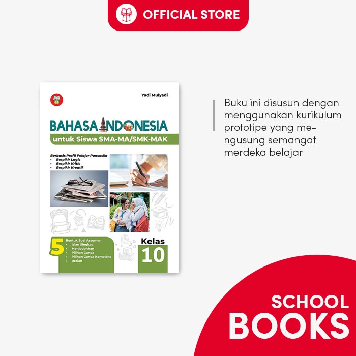 Yrama Widya - Bahasa Indonesia SMA Kelas 10 CP032 (Buku Paket Kurikulum Merdeka)