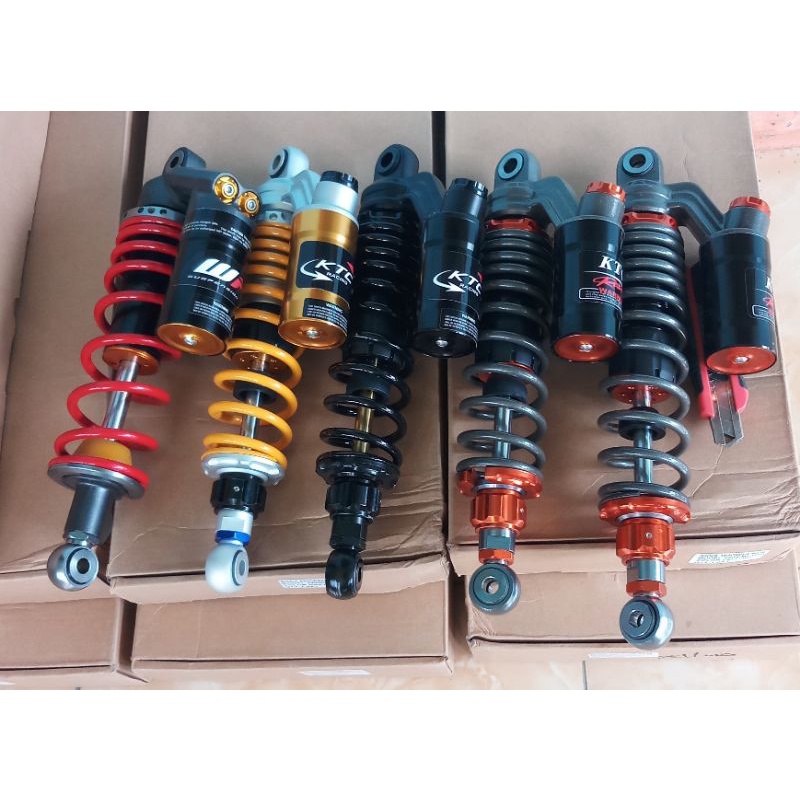 Shock belakang tabung replika KTC ukuran 280mm 320mm 340mm rx king,gl,cb,bebek