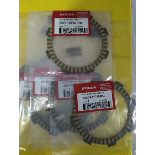 kampas kopling mega pro new set 5pcs honda S L2620 S L Motor