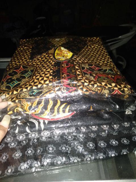 Couple Cardi Melia Mahkota Maxi Batik Sogan Sarimbit Outer Seragam Kerja Kondangan Modern Kardigan