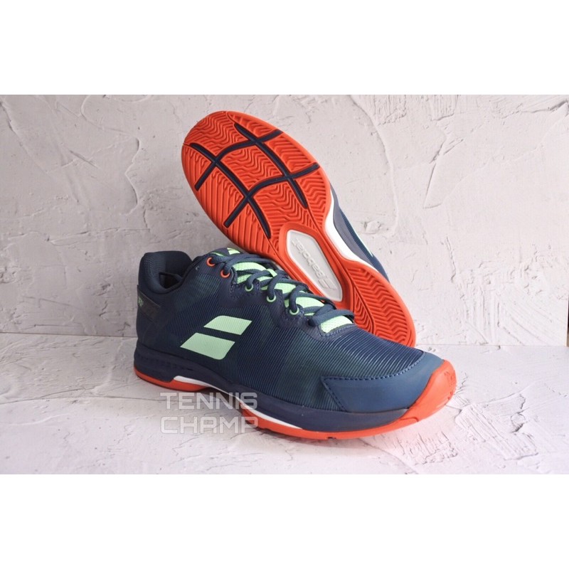 Sepatu Tenis Babolat SFX Blue Majolica 2021/ Babolat Shoes Original Tennis AC