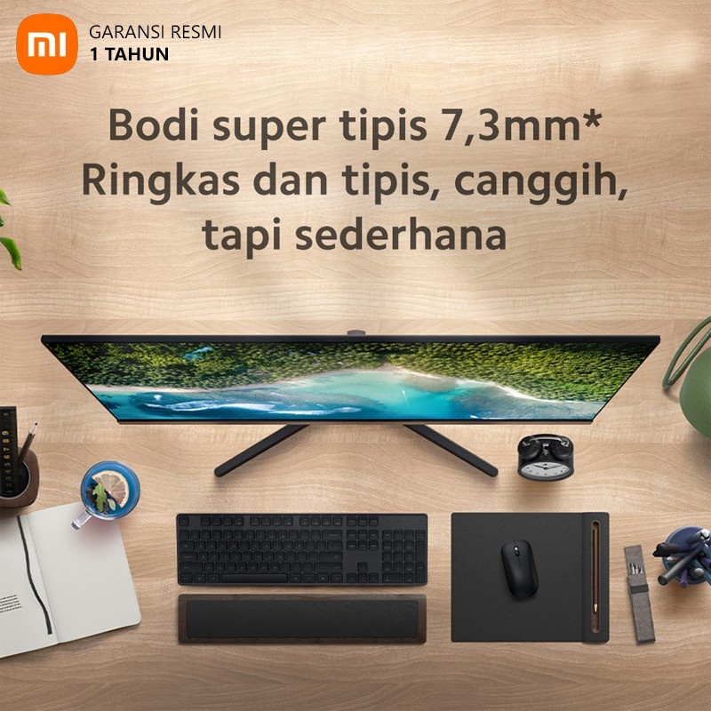 Monitor Mi 23.8 Desktop Monitor 1C 75Hz 1080p Full HD 24 inch Xiaomi include packing kayu KHUSUS J&T-2