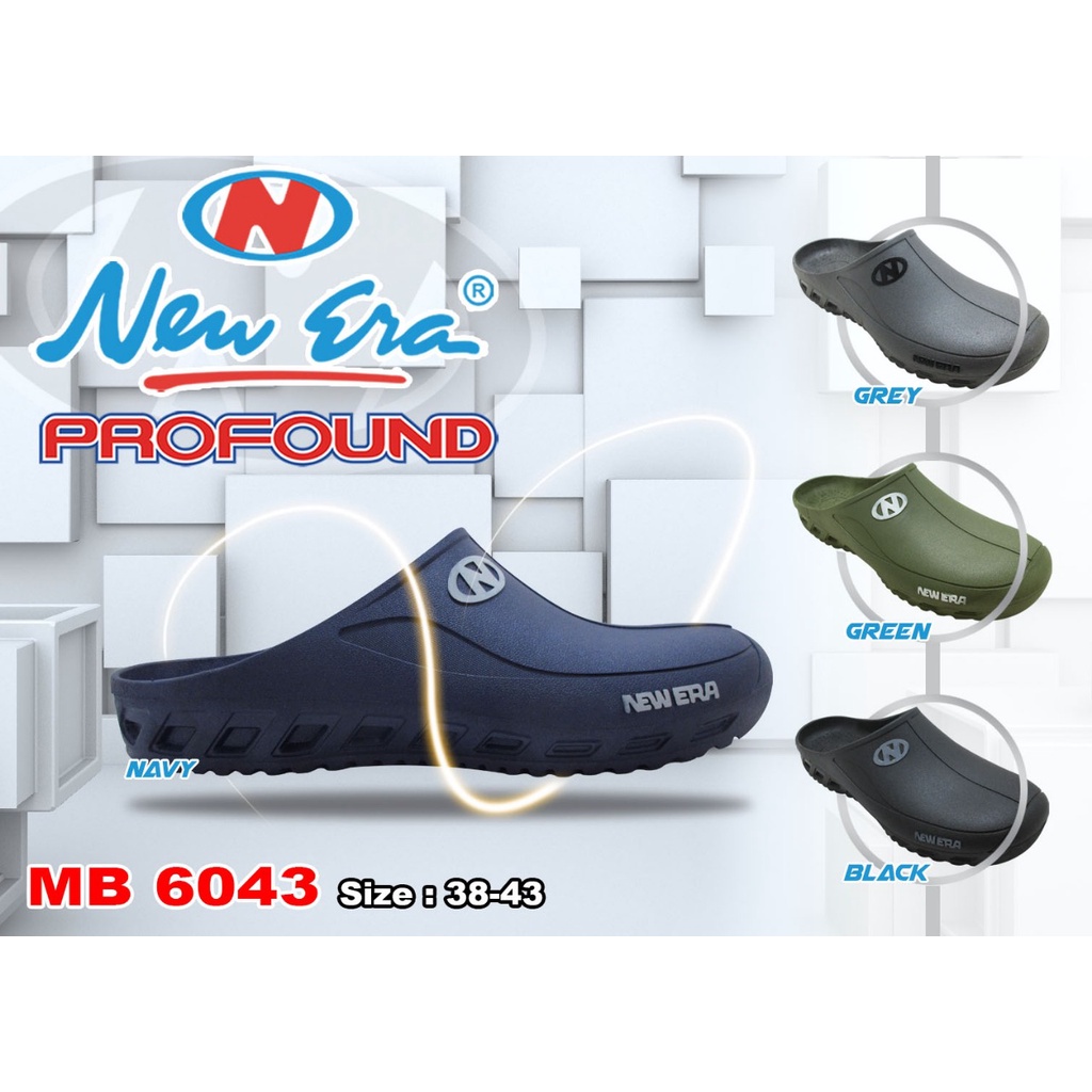 SANDAL KASUAL KARET SLOP CHEF KOKI APOTEKER KEREN AWET NEW ERA BAIM BAKPAO PASTI AWET SIZE 38 - 43