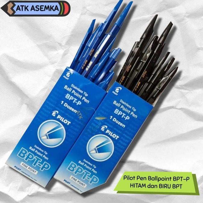 

Pilot Pen Ballpoint BPT-P / Pulpen Pilot BPTP HITAM / BIRU BPT - Biru AP088