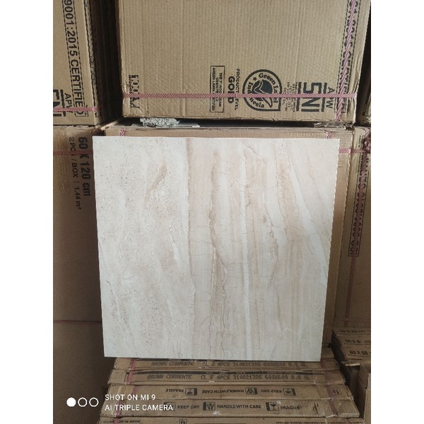 Granit Lantai 60x60 Glazed Polizhed Kw Eco Crema Cano By INDOGRES