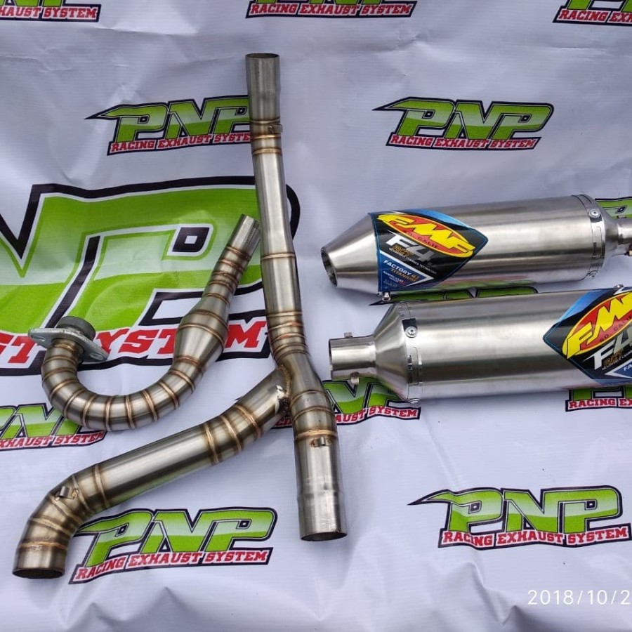 Knalpot Racing FMF F4 DOUBLE HONDA CRF 150L KLX150 S L G BF DTRACKER