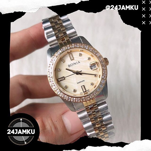 JAM TANGAN BONIA SAPPHIRE GOLD | BONIA Watch Original