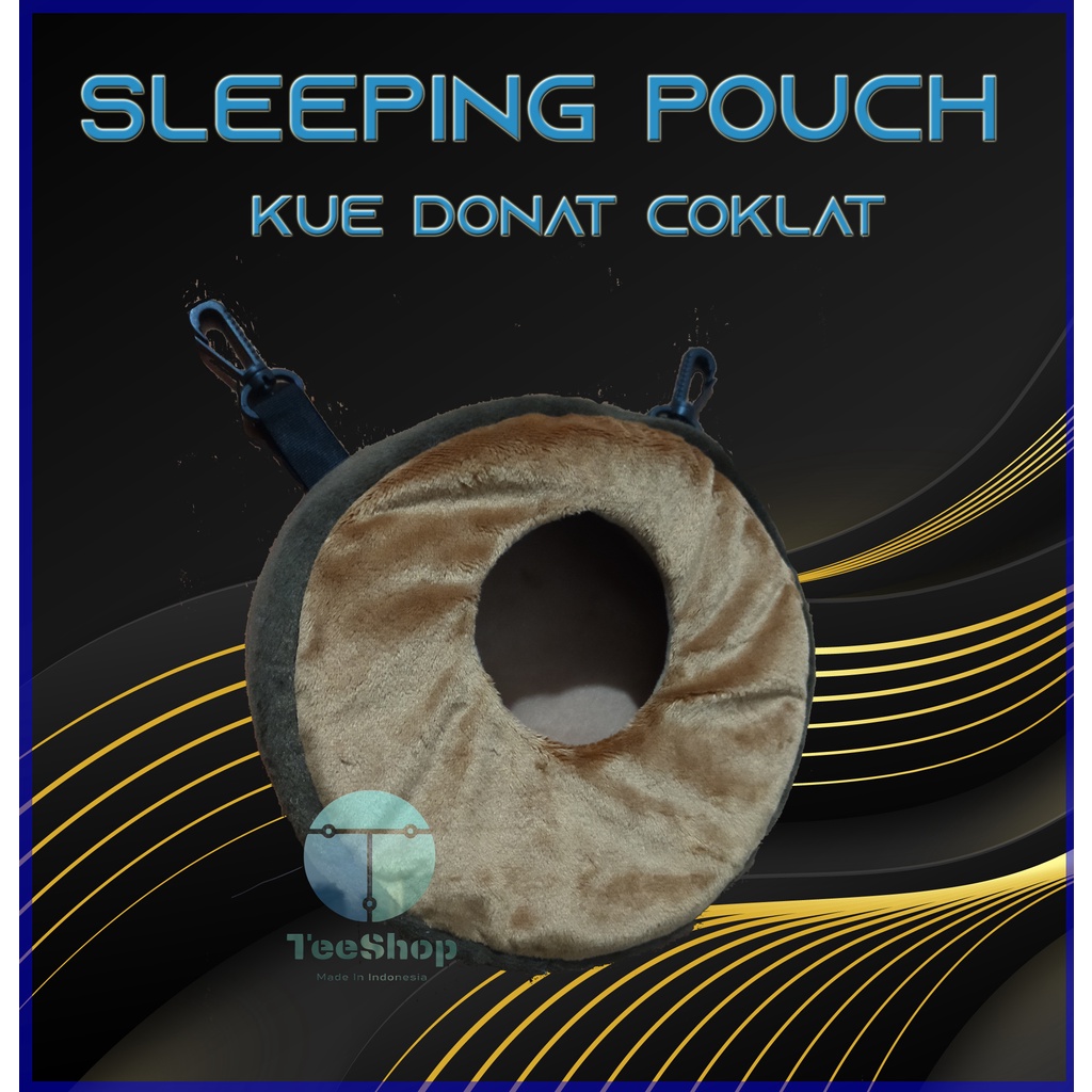 Kue Donat Sleeping Pouch Tempat Tidur Sugar Glider Berbulu Lembut Termurah Kue Donat