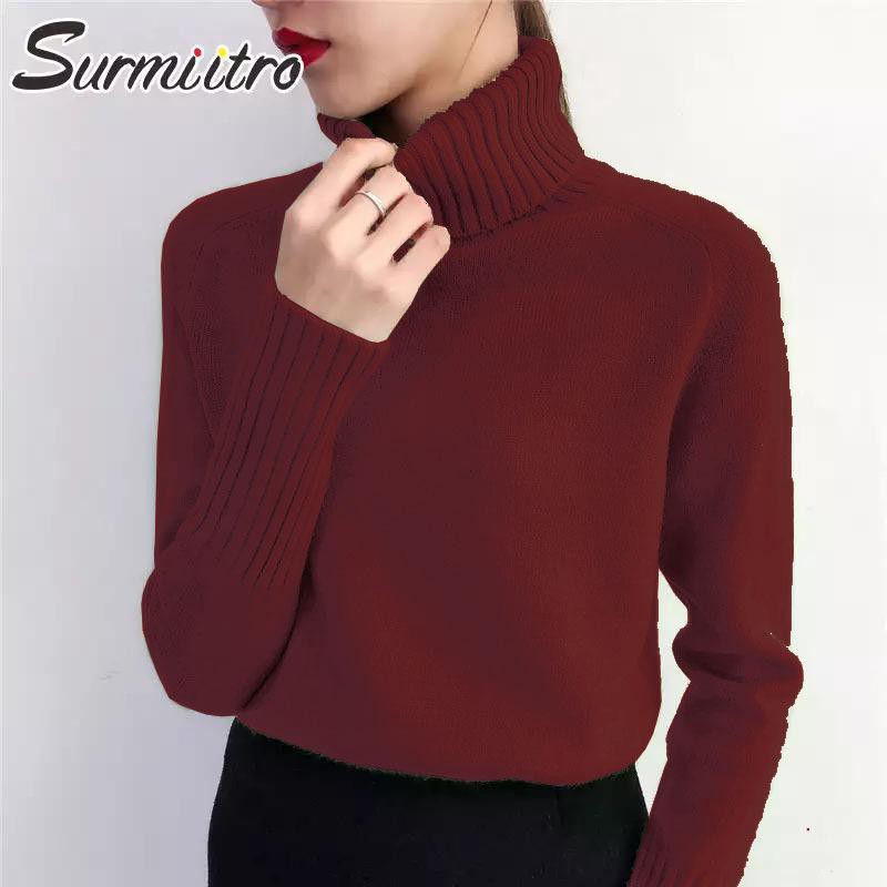 Atasan Wanita Rajut Halus VIOLA TURTLENECK