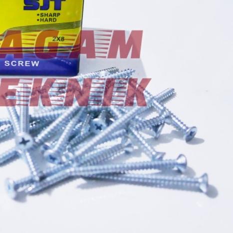 Jual Skrup Sjt X Mm Sekrup Cm Philip Kayu Screw Shard Hard Tajam