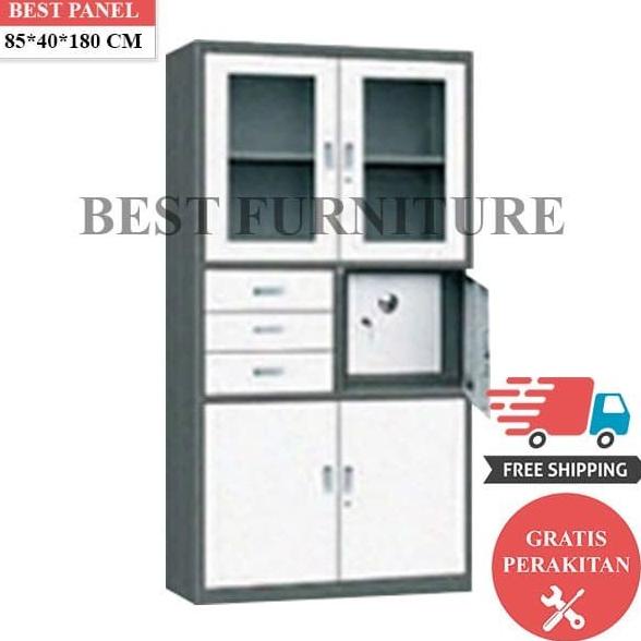 

Best Lemari Arsip Besi 2 Pintu LA-2005 uk 85x40x180