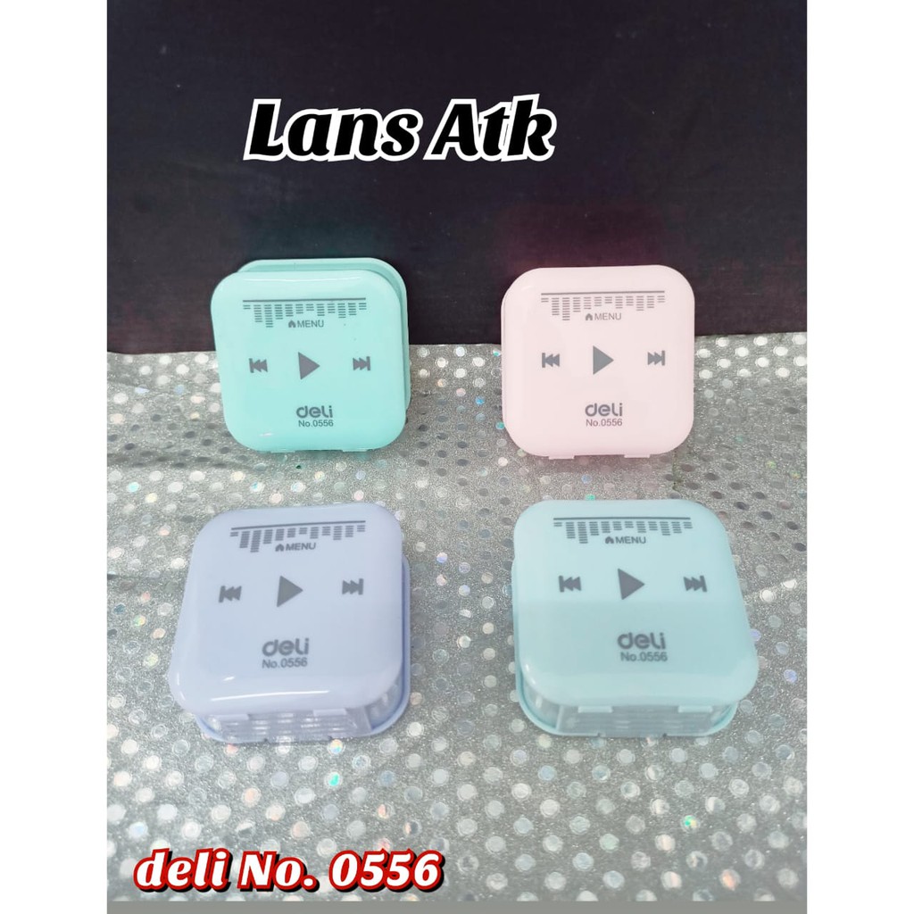 

PENCIL SHARPENER DELI 0556 / PERUNCING PENSIL / RAUTAN LUCU (05567)