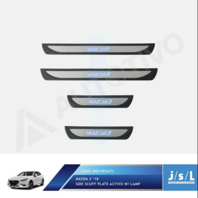 Sillplate Samping Mazda 3 lampu activo jsl