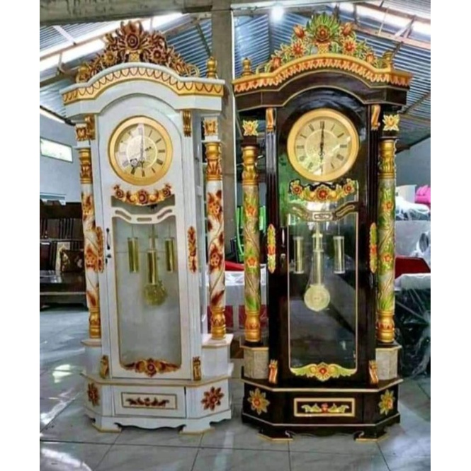 almari jam jati jepara