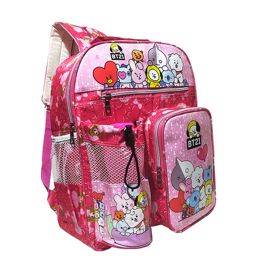 Tas Ransel anak perempuan Sekolah SD karakter BT21 / Tas ransel Anak ngaji FREE BOTOL !!!