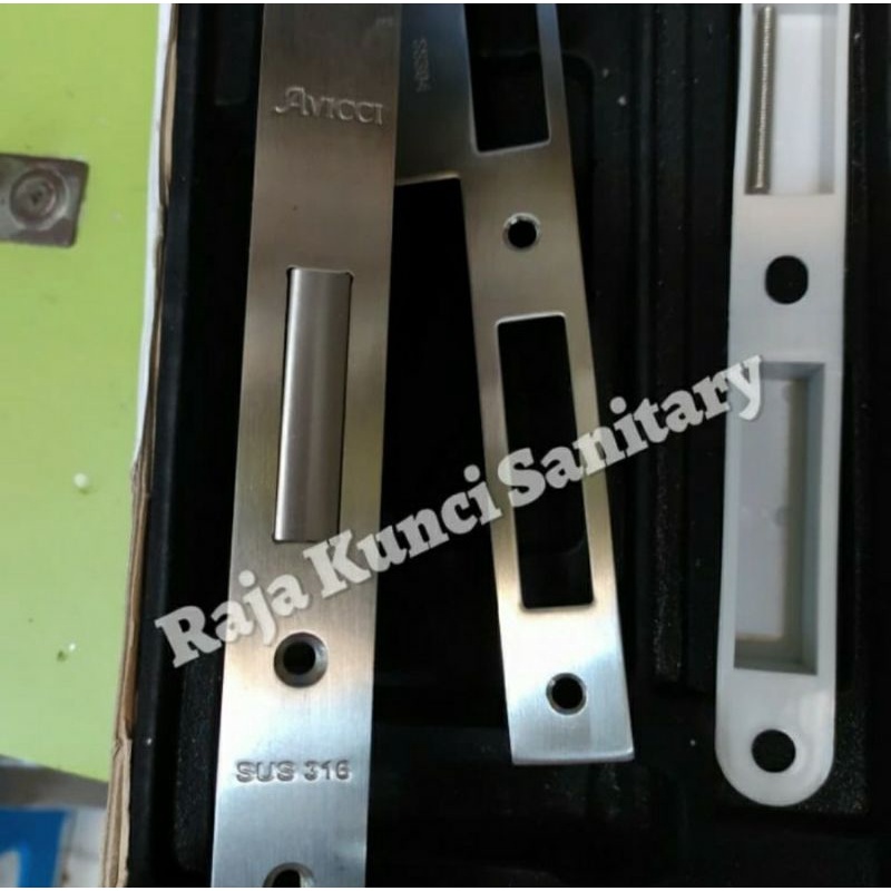 Lockcase Lidah Avicci 40mm Stainless SUS 316 + Cylinder 60mm/Body Pelor Stainless SUS 316