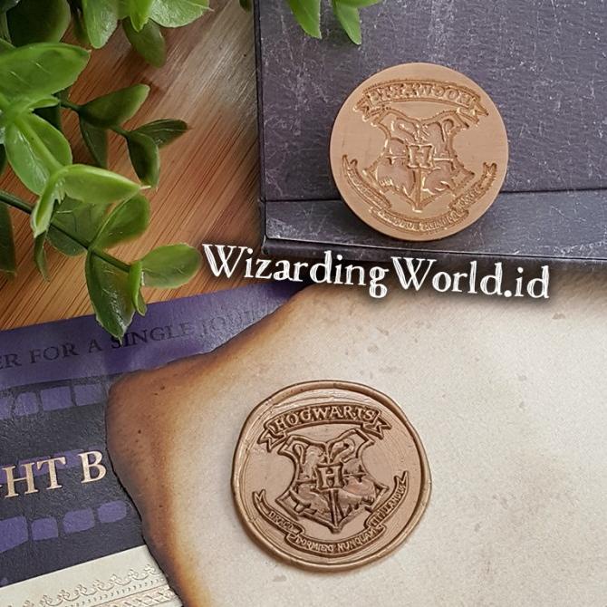 

Stamp Wax Seal emblem Stempel Lilin Segel Hogwarts Harry Potter surat