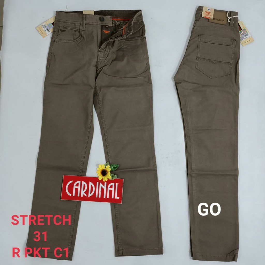 BB 31-PKT CARDINAL CASUAL CELANA POCKETS PANJANG Pria Fashion Laki Brand Kekinian Celana Chino