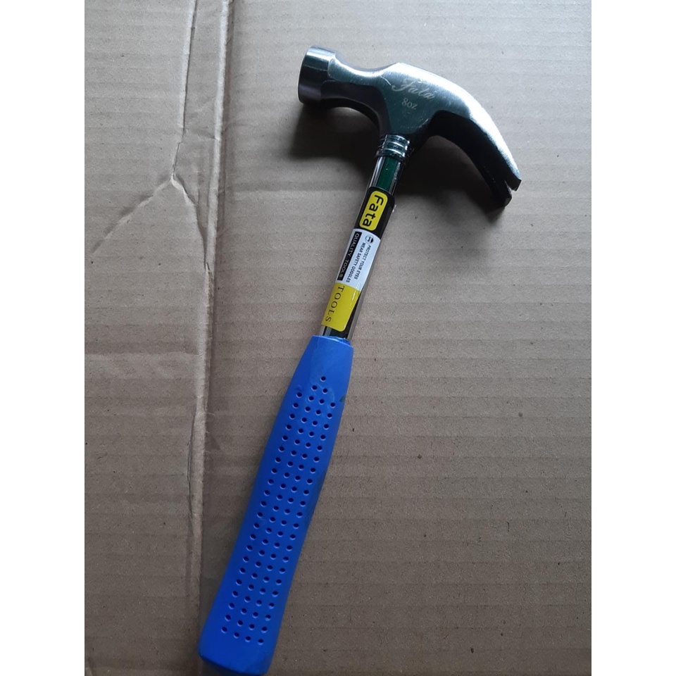 PALU KAMBING GAGANG BESI MODEL KENMASTER 16OZ LAPIS KARET/MARTIL CUNGKIL/CLAW HAMMER/PALU PUKUL/PALU KETOK