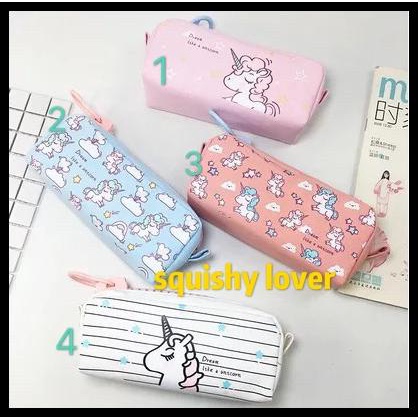 

Kotak Pensil Unicorn/Tempat Pensil Unicorn Termurah /Seleting Besar