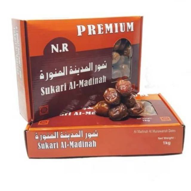 

Kurma Raja Sukari 1kg Asli Fresh Original / Sukkari Al Madinah 1 Kg Al-Madinah Madina