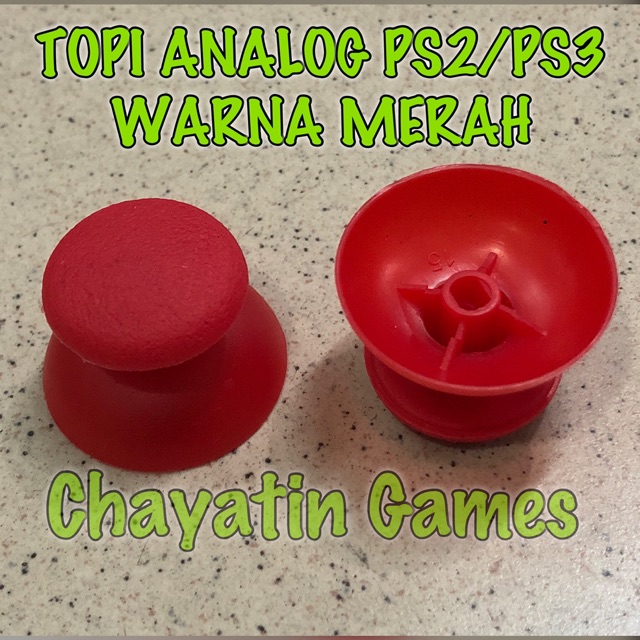 TOPI / JAMUR ANALOG PLASTIK WARNA PSX-PS2-PS3 Harga Per 10pcs