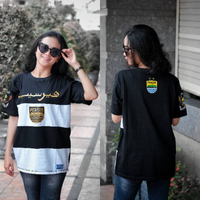 Kaos Persib aplikasi Arab murah pria wanita